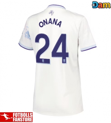 Aston Villa Amadou Onana #24 Tredje Tröja Dam 2025-26 Kortärmad